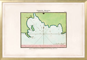 Mediterranean Nautical Chart I, C. 1801 wall art