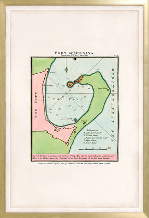 Mediterranean Nautical Chart VI, C. 1801 wall art