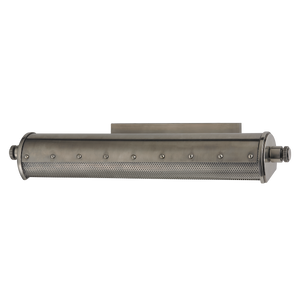 Close-up of the Gaines Picture Light showing the arm curve and shade silhouette.