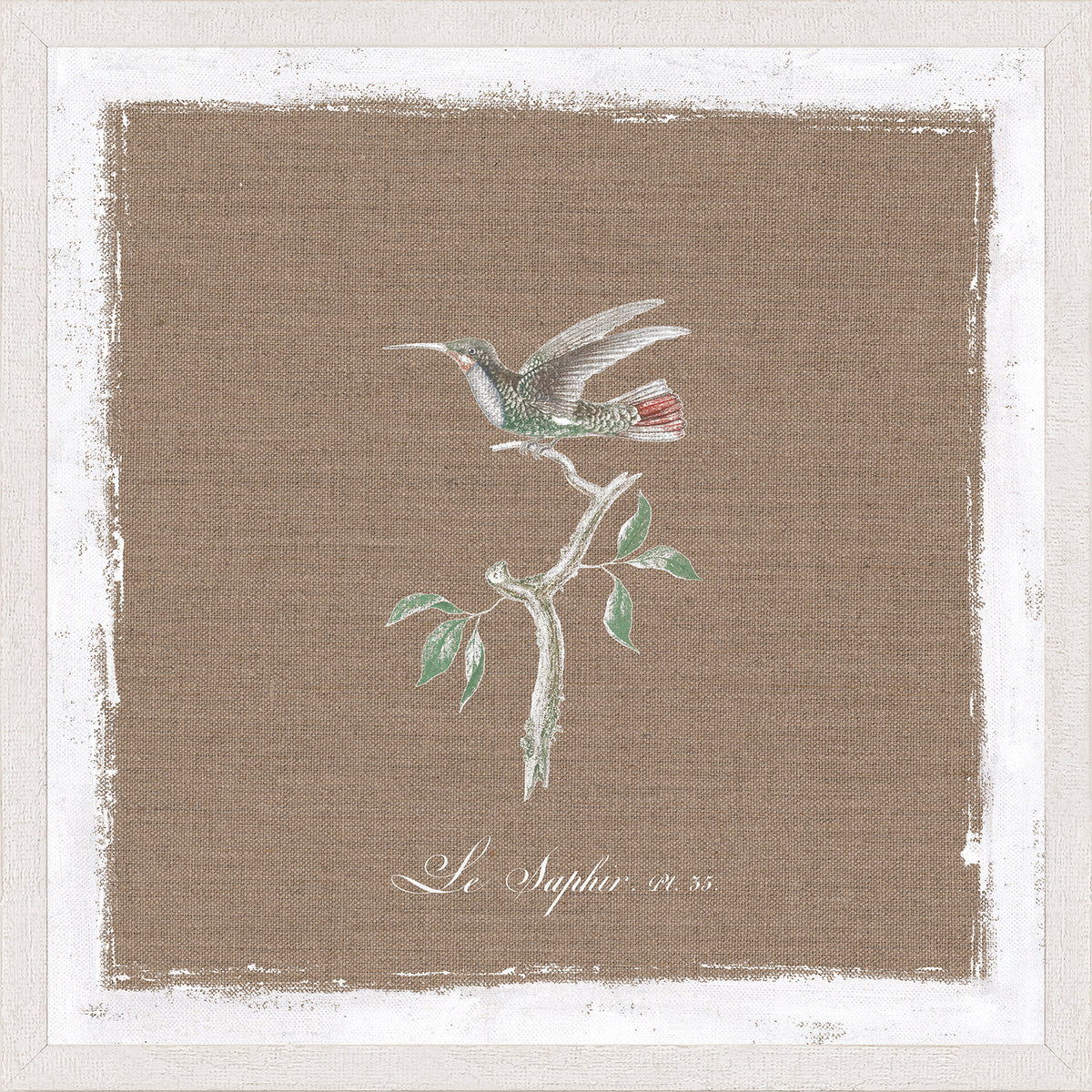 Oiseau Sur Lin VI — nature and landscape fine art print in neutral tones at Laurie Yapp Home