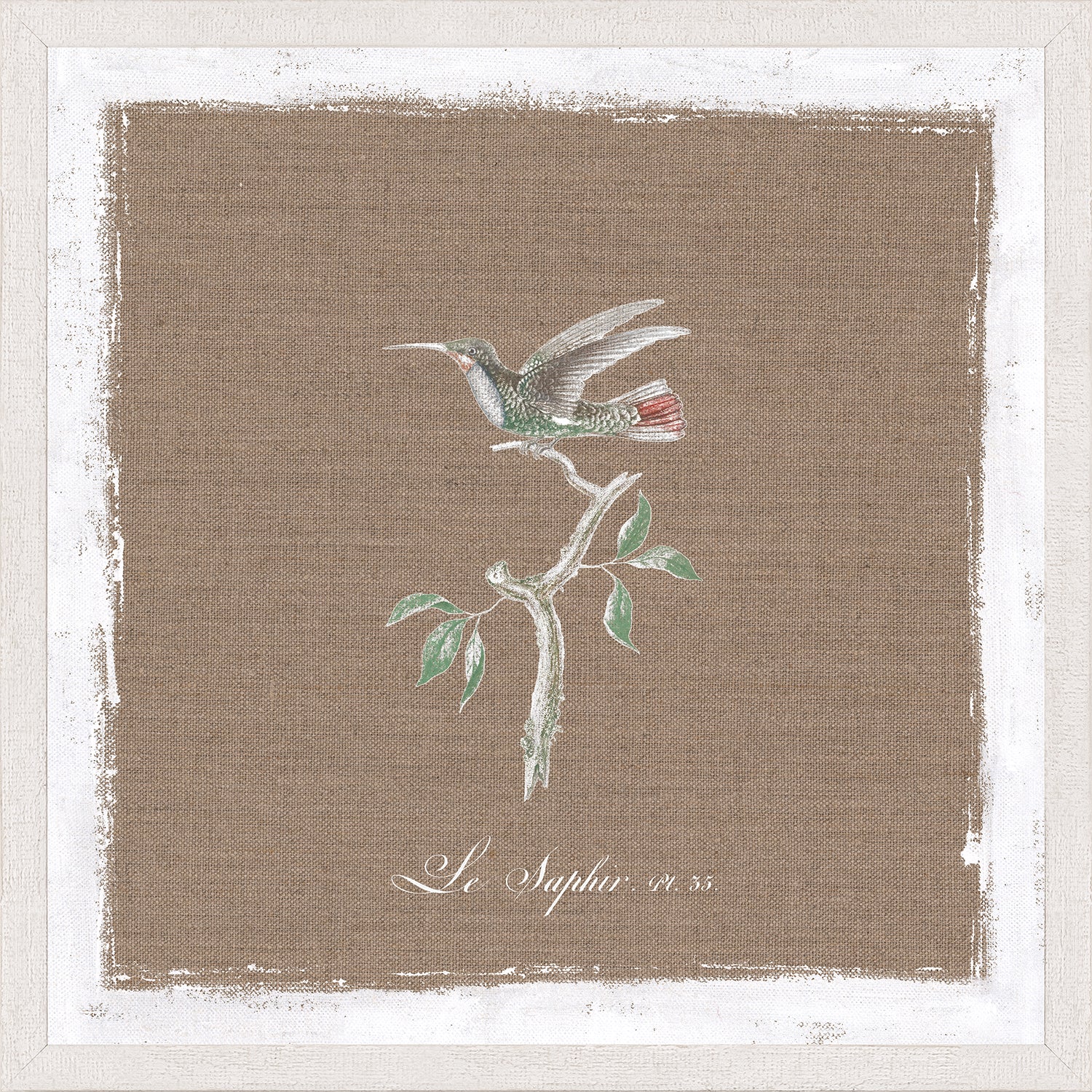 Oiseau Sur Lin VI — nature and landscape fine art print in neutral tones at Laurie Yapp Home
