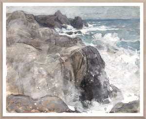 Storm On The Island Of Yeu, 1916 — fine art print in cool tones at Laurie Yapp Home