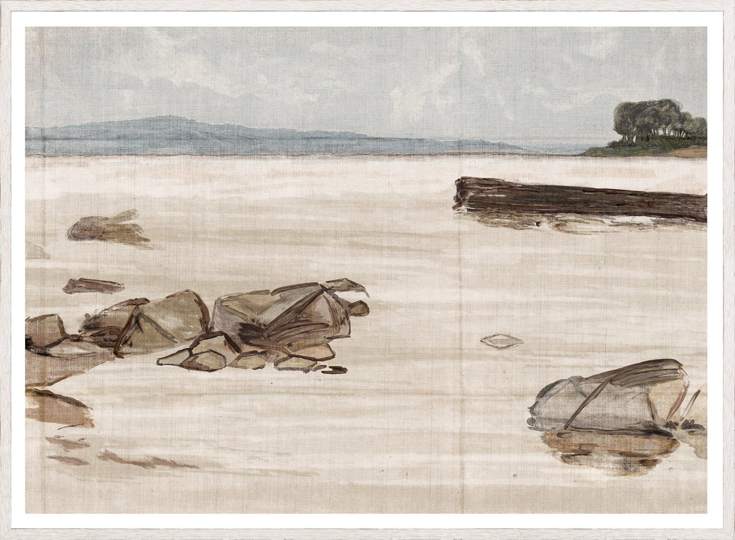 Ébauche Sketch, C. 1884 — nature and landscape fine art print shown from another angle