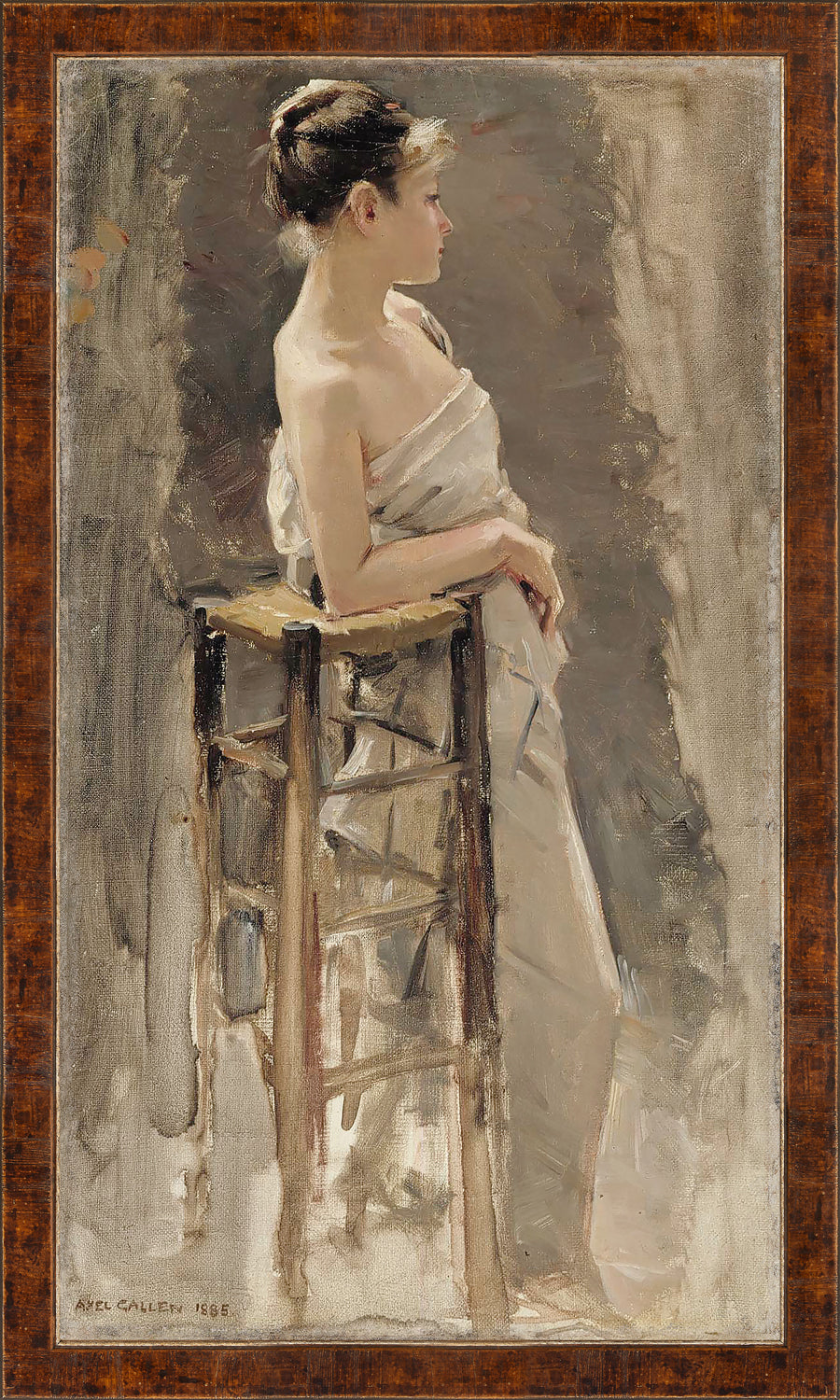 Collection 23 Model Exercise C 1885 framed art print