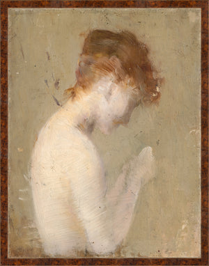 Collection 23 Shy Model C 1900 framed art print