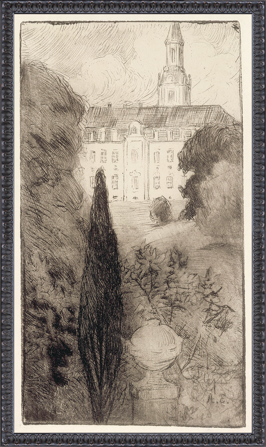 front view of COLLECTION 23 – FROM BREGENTVED CASTLE C. 1902 luxury Artwork