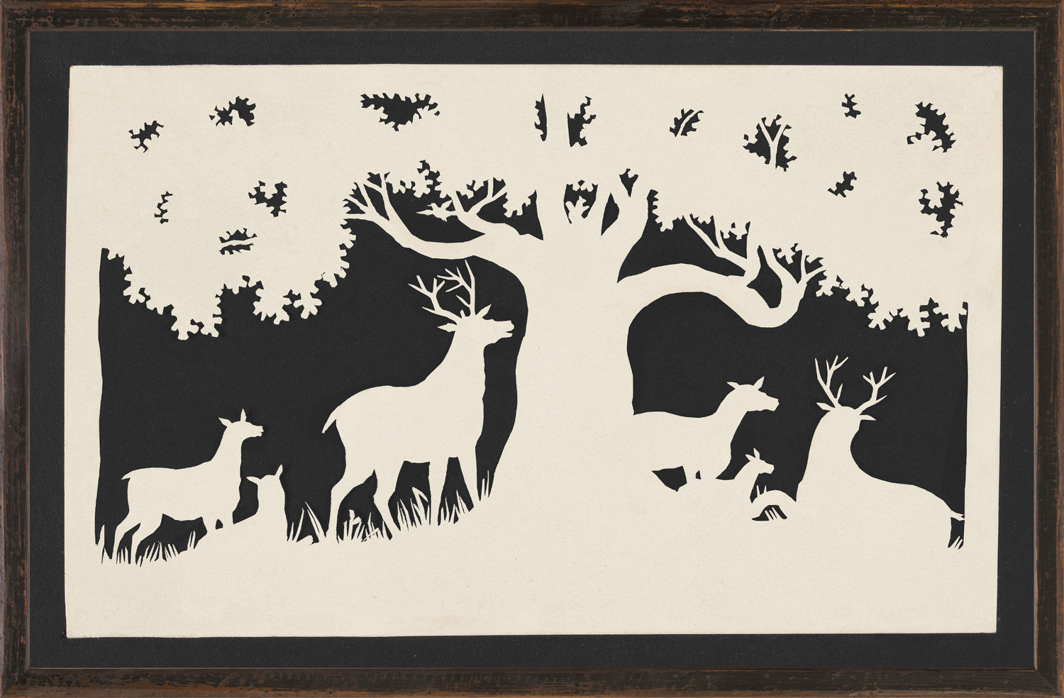 Northern Silhouette Deer Pair Bundle