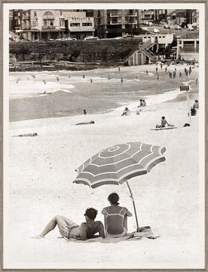 Coogee Beach C 1965 framed art print