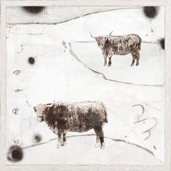 19.25 × 19.25 in – Glass Framed