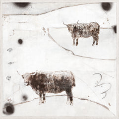 35.25 × 35.25 in – Glass Framed