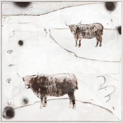 44.5 × 44.5 in – Framed Canvas