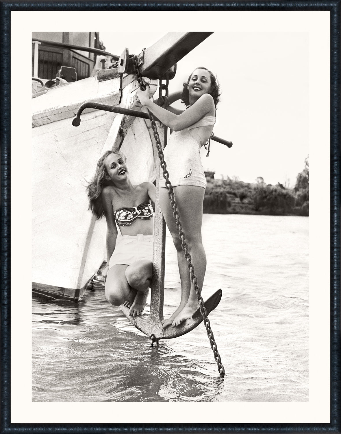 front view of NOSTALGIA COLLECTION – ANCHORS UP C. 1949 luxury Artwork