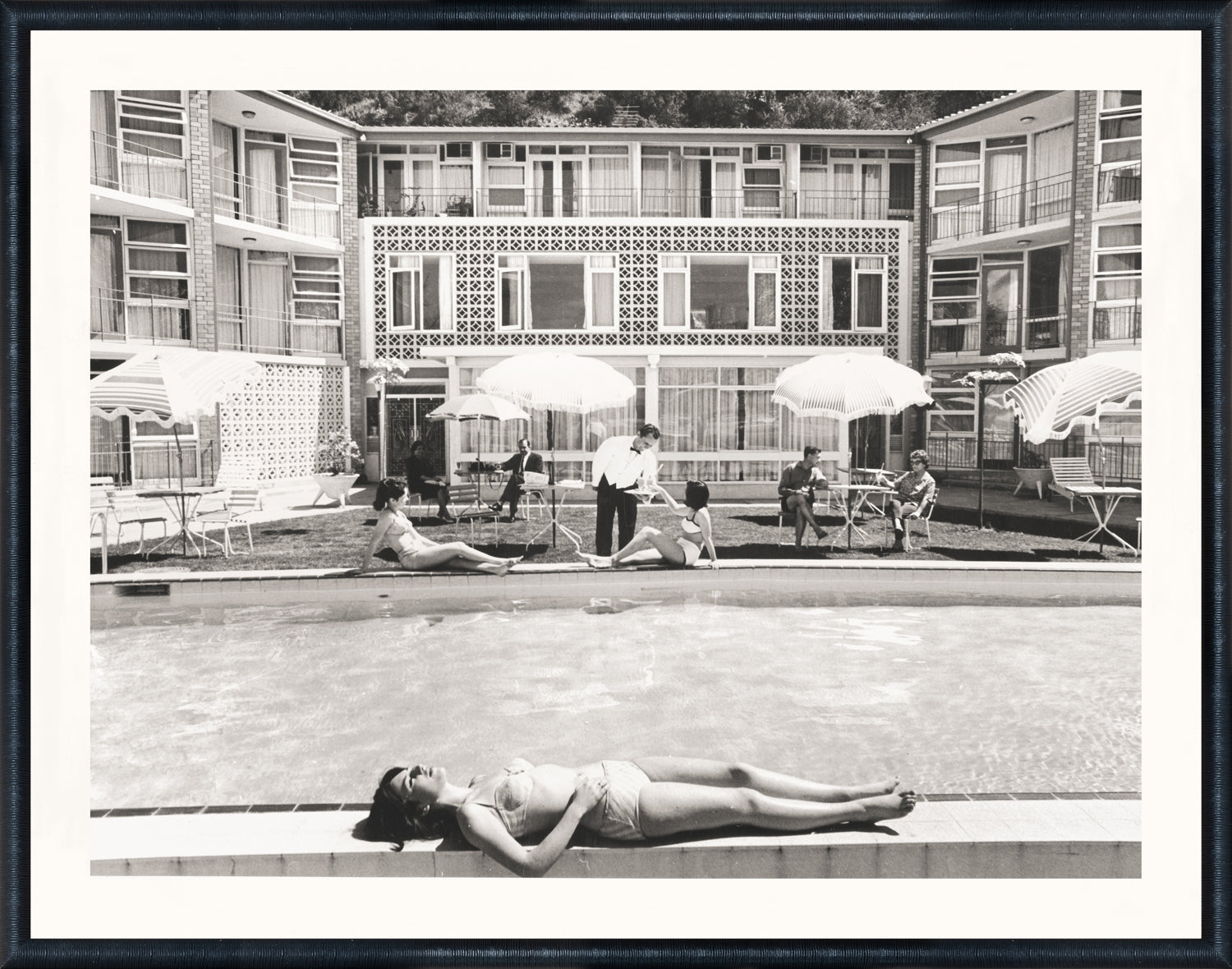 front view of NOSTALGIA COLLECTION – MOTOR HOTEL C. 1965 luxury Artwork