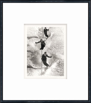 angle view of NOSTALGIA COLLECTION – SLALOMING C. 1964 luxury Artwork