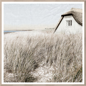 Seaside Cottage framed art print