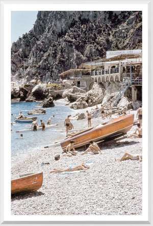 Toni Frissell Capri I C 1959 framed art print