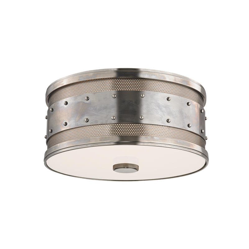 Gaines Flush Mount 12.5" — a Hudson Valley flush mount for hallways, bedrooms, and entryways at Laurie Yapp Home.