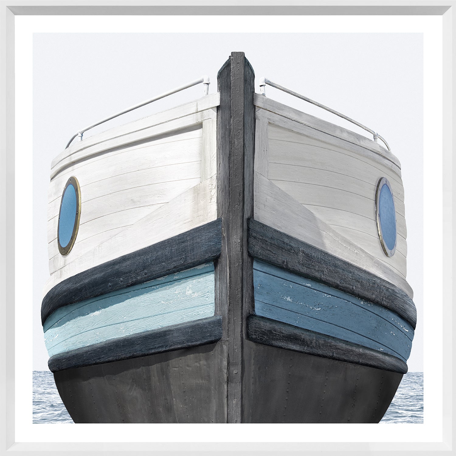 Seaworn Bows IV — figurative fine art print shown from another angle