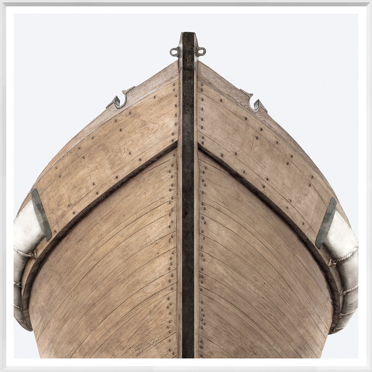 Seaworn Bows V — figurative fine art print shown from another angle