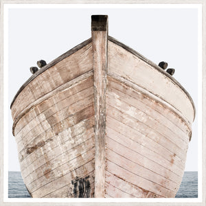 Seaworn Bows VI — figurative fine art print in cool tones at Laurie Yapp Home