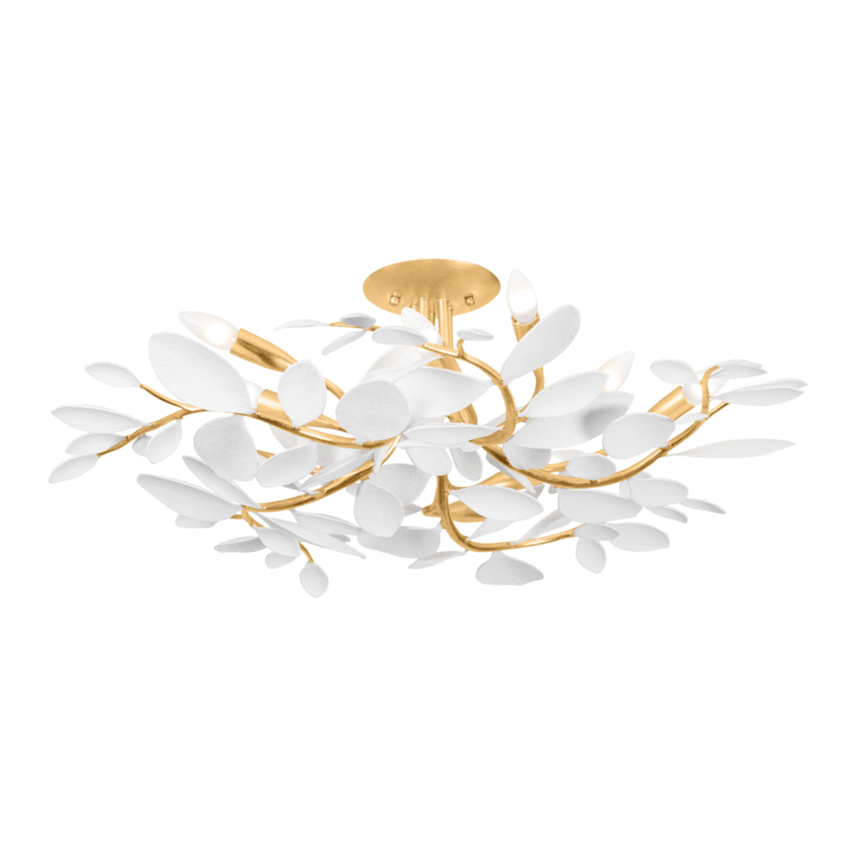 Marabec Semi Flush 32" — a Hudson Valley close-to-ceiling for hallways, bedrooms, and entryways at Laurie Yapp Home.
