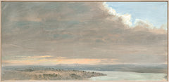 45 × 22 pulg – Lienzo Enmarcado, Marco de Madera Clara