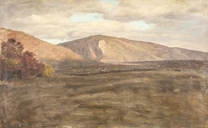 Hudson River School – Mt. Katahdin C. 1870 — nature and landscape fine art print shown from another angle