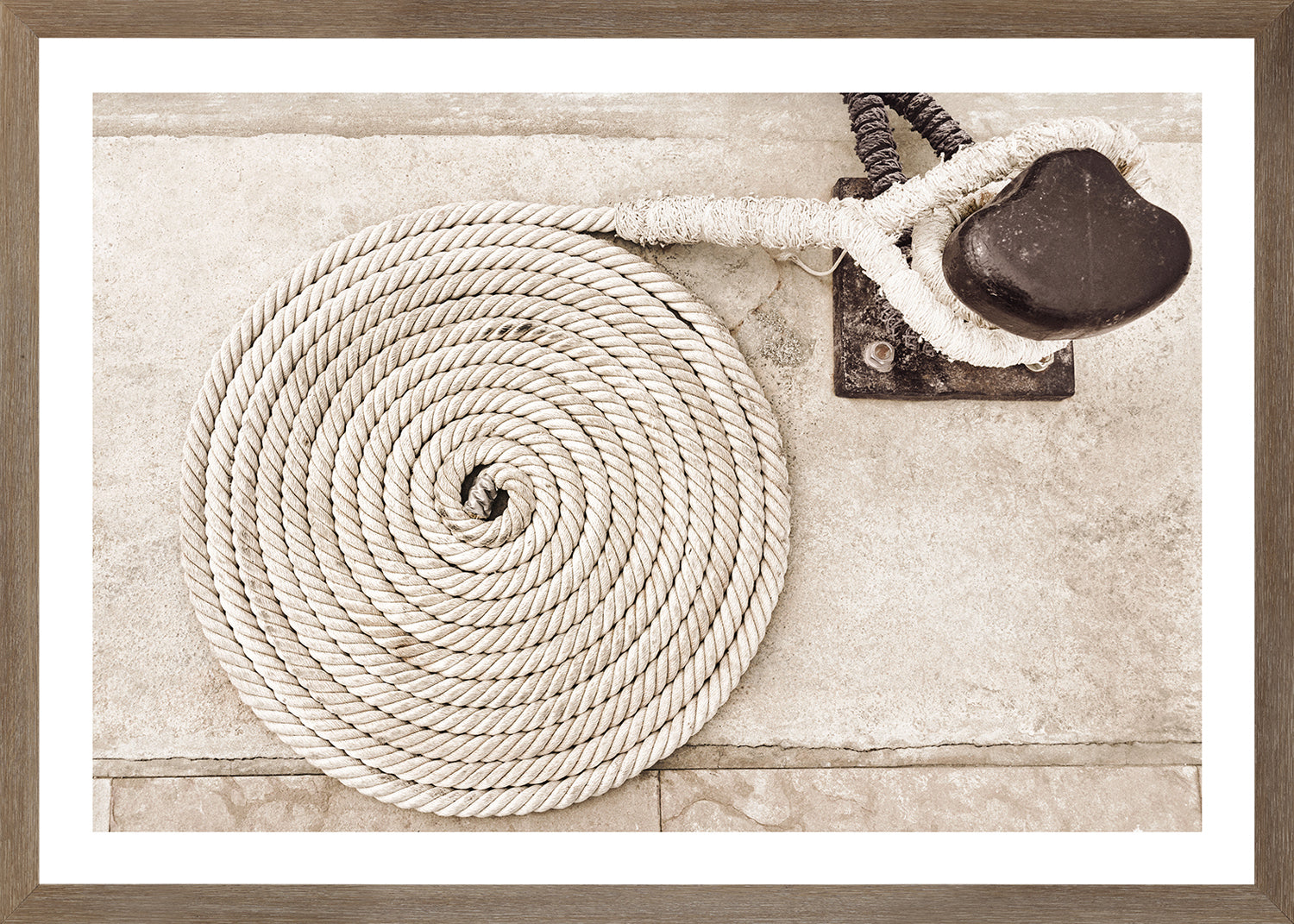 Sailing Details IV — figurative fine art print shown from another angle