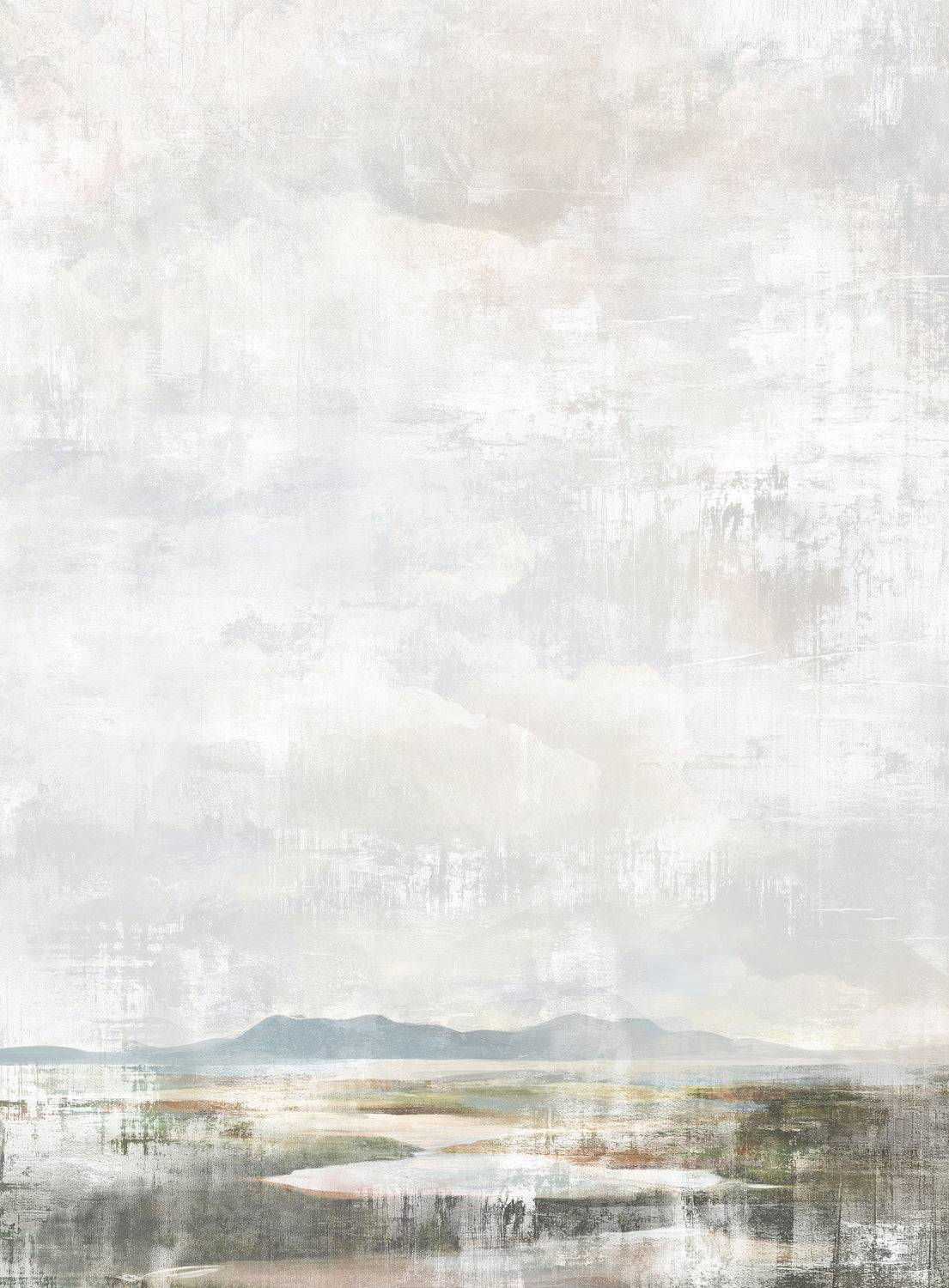 Salt Marsh II — nature and landscape fine art print in cool tones at Laurie Yapp Home