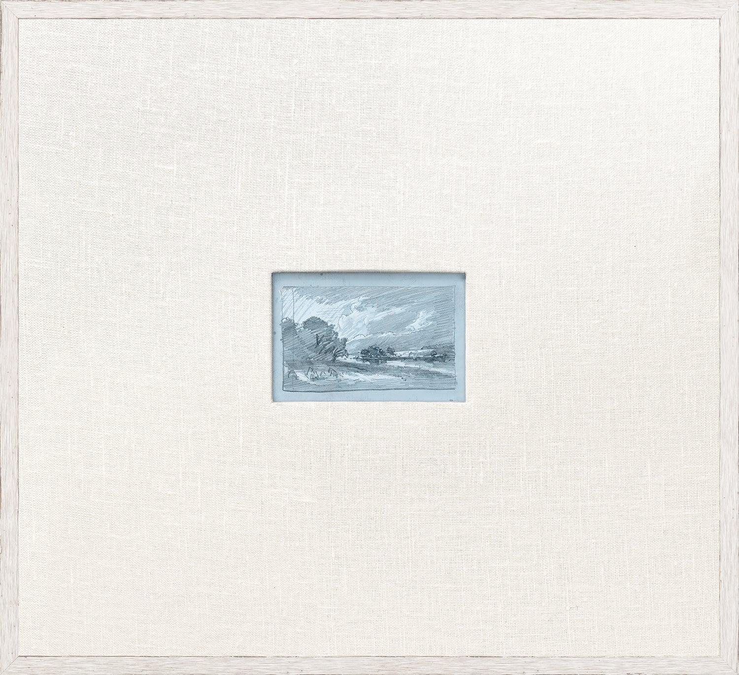 Mini Sketch I C. 1892 — nature and landscape fine art print in cool tones at Laurie Yapp Home