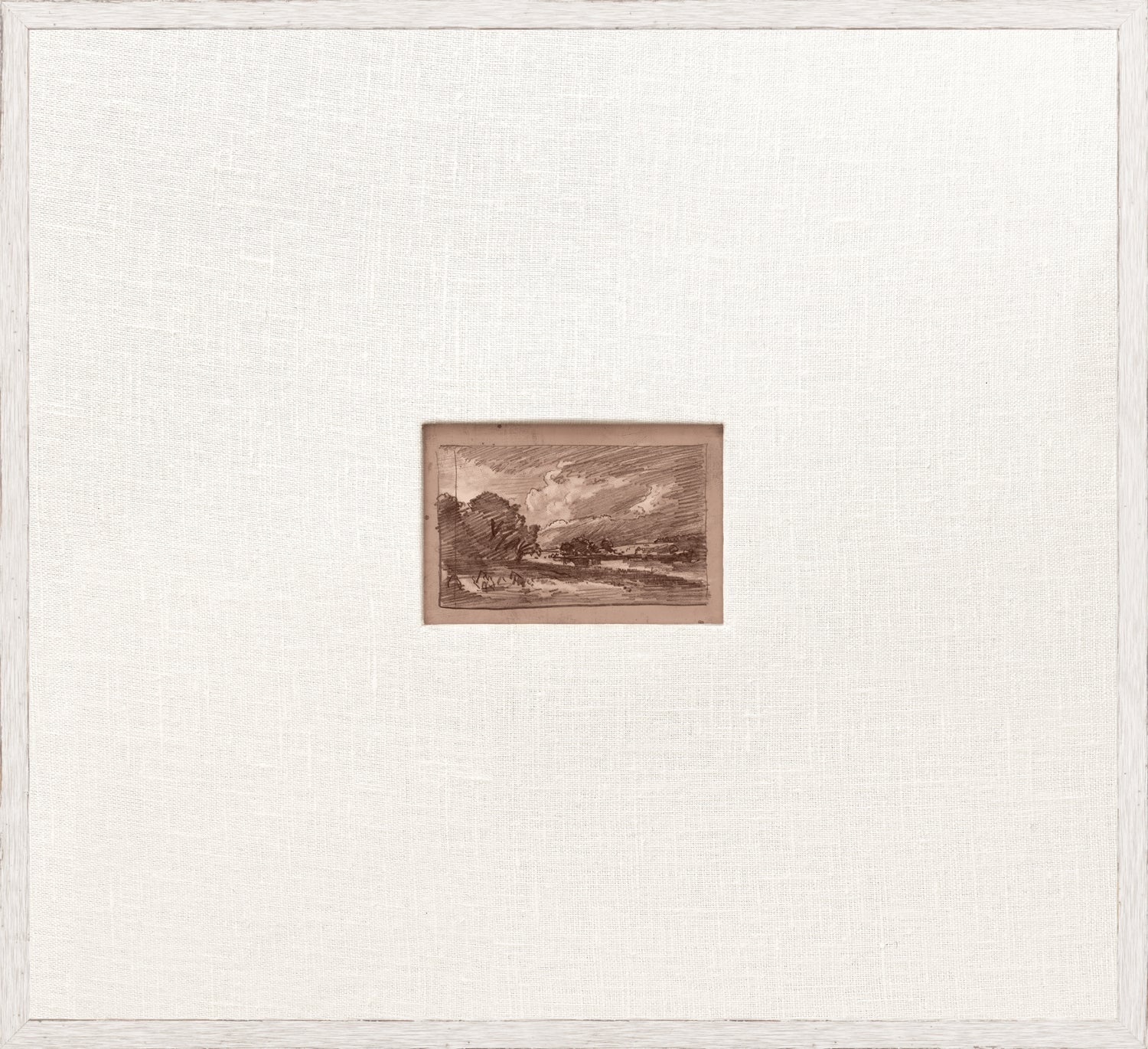 Mini Sketch I C. 1892 — nature and landscape fine art print shown from another angle