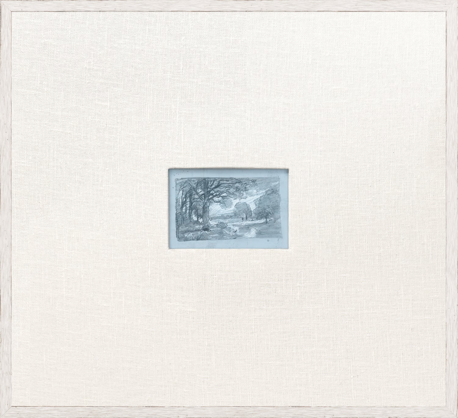 Mini Sketch II C. 1892 — nature and landscape fine art print in cool tones at Laurie Yapp Home
