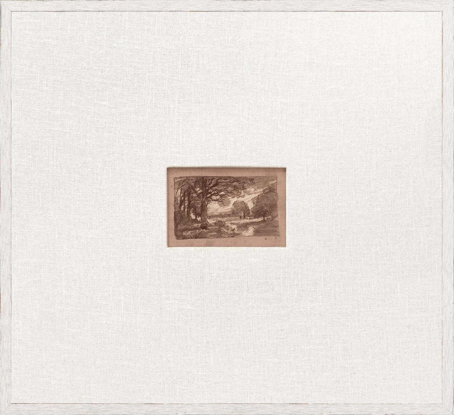 Mini Sketch II C. 1892 — nature and landscape fine art print shown from another angle