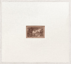 Mini Sketch II C. 1892 — nature and landscape fine art print shown from another angle
