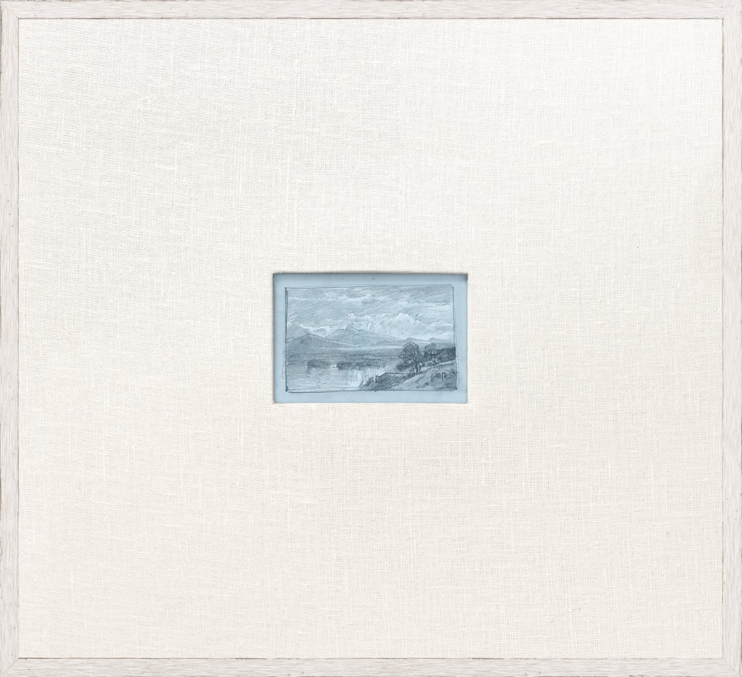 Mini Sketch IV C. 1892 — nature and landscape fine art print in cool tones at Laurie Yapp Home