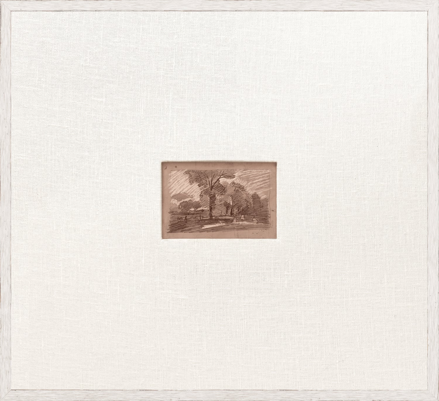 Mini Sketch V C. 1892 — nature and landscape fine art print shown from another angle
