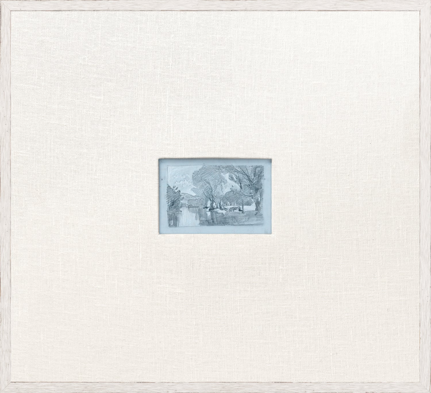 Mini Sketch VI C. 1892 — nature and landscape fine art print in cool tones at Laurie Yapp Home