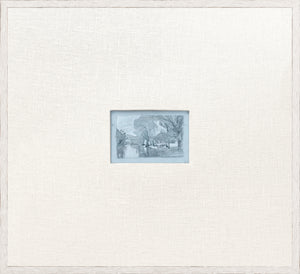 Mini Sketch VI C. 1892 — nature and landscape fine art print in cool tones at Laurie Yapp Home