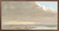 35.56 × 66.04 cm – Lienzo sobre tabla, Marco de madera oscura
