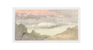 Hudson River School – Clouds Over Church’s Farm C. 1870 — nature and landscape fine art print shown from another angle