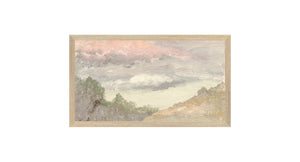 Hudson River School – Clouds Over Church’s Farm C. 1870 — nature and landscape fine art print shown from another angle