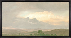36.2 × 66.7 cm – Lienzo sobre tabla, Marco negro