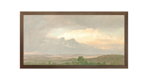 Hudson River School – Clouds Over the Hills C.1865 — nature and landscape fine art print shown from another angle