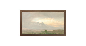 Hudson River School – Clouds Over the Hills C.1865 — nature and landscape fine art print shown from another angle