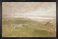 36.2 × 54 cm – Lienzo sobre tabla, Marco negro