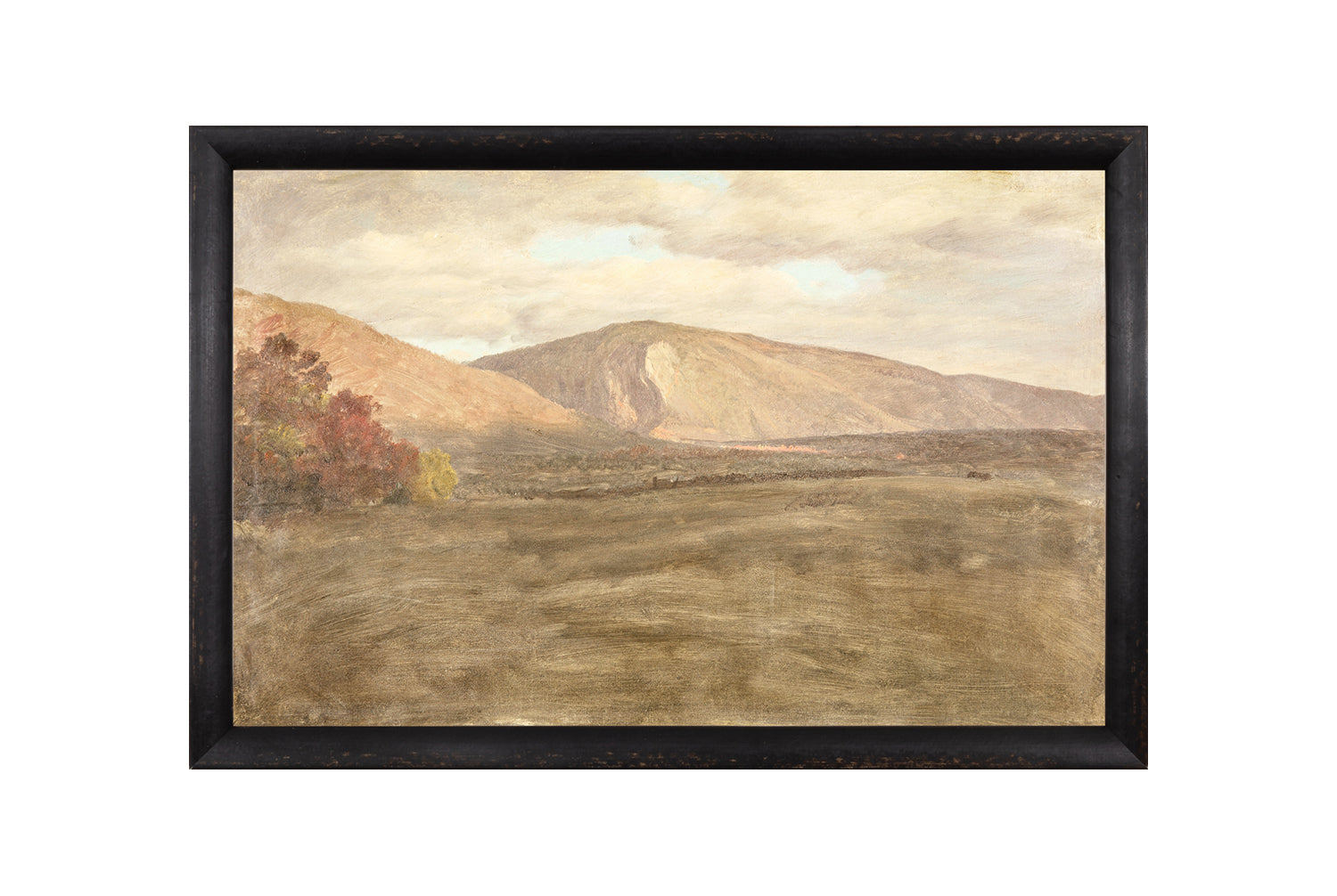 Hudson River School – Mt. Katahdin C. 1870 — nature and landscape fine art print shown from another angle