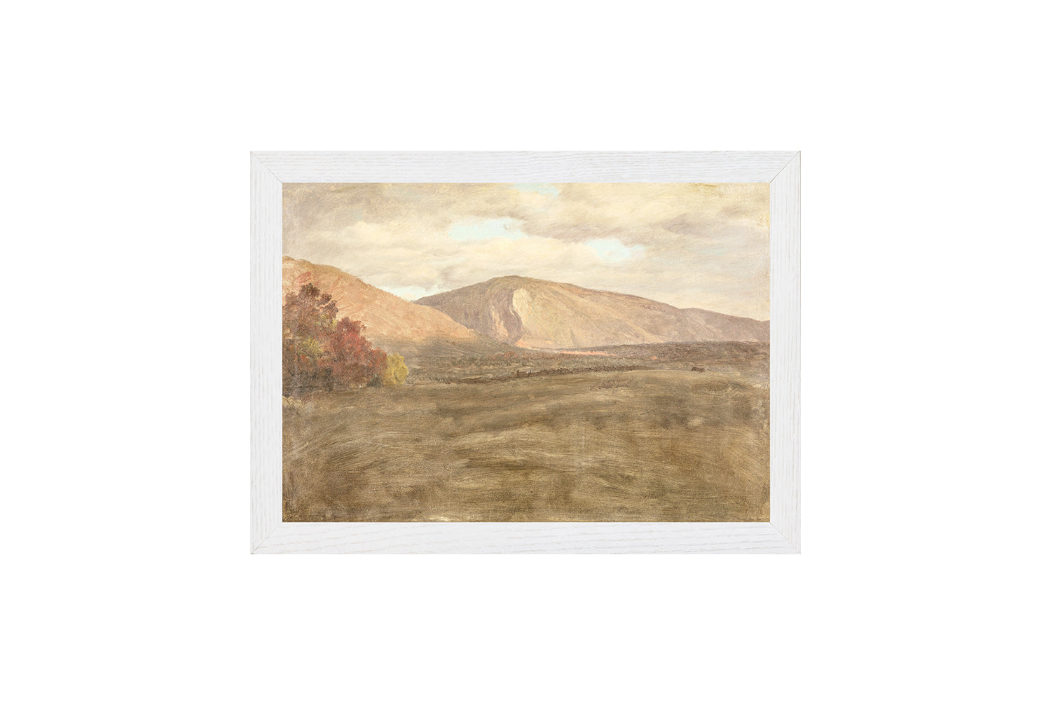 Hudson River School – Mt. Katahdin C. 1870 — nature and landscape fine art print shown from another angle
