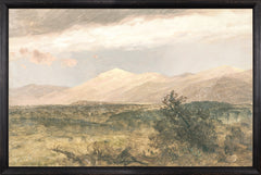 36.2 × 54 cm – Lienzo sobre tabla, Marco negro