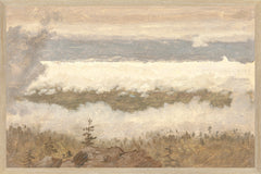 14 × 21 in – Canvas On Board, Light Wood Frame