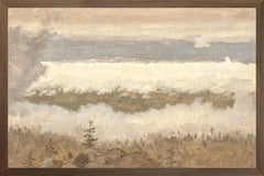 14 × 21 in – Canvas On Board, Dark Wood Frame